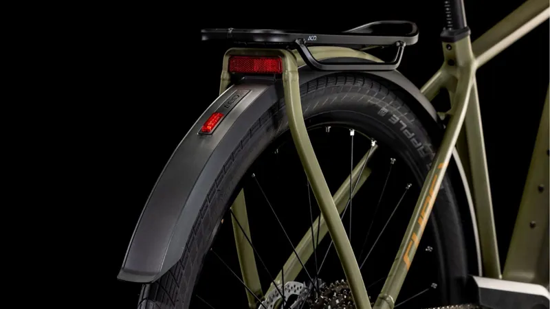 Cube Kathmandu Hybrid Pro Electric Bike in Dusty Olive/Gold-4